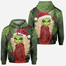 Load image into Gallery viewer, Personalized Christmas Hoodie and Leggings Set for Women
