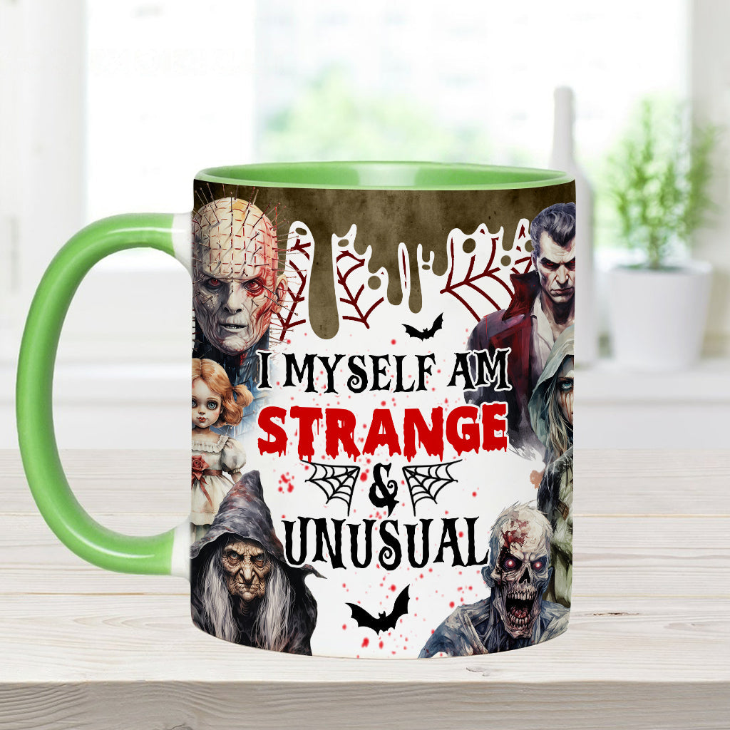 Personalized Horror-Themed Accent Mug Custom Name Gift