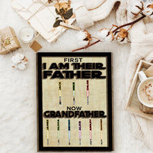 Load image into Gallery viewer, Personalized 2 Layered Wood Sign for Grandfather with Custom Names
