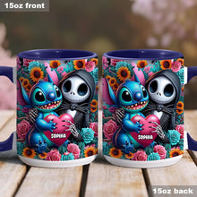Load image into Gallery viewer, Personalized Nightmare Accent Mug Custom Name Gift for Halloween
