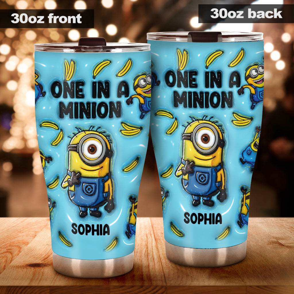 Personalized Minion Tumbler Custom Name Gift for Kids