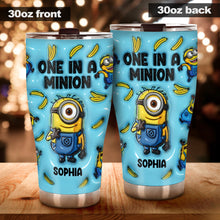 Load image into Gallery viewer, Personalized Minion Tumbler Custom Name Gift for Kids
