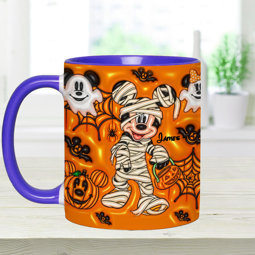 Personalized Halloween Accent Mug for Kids Custom Names