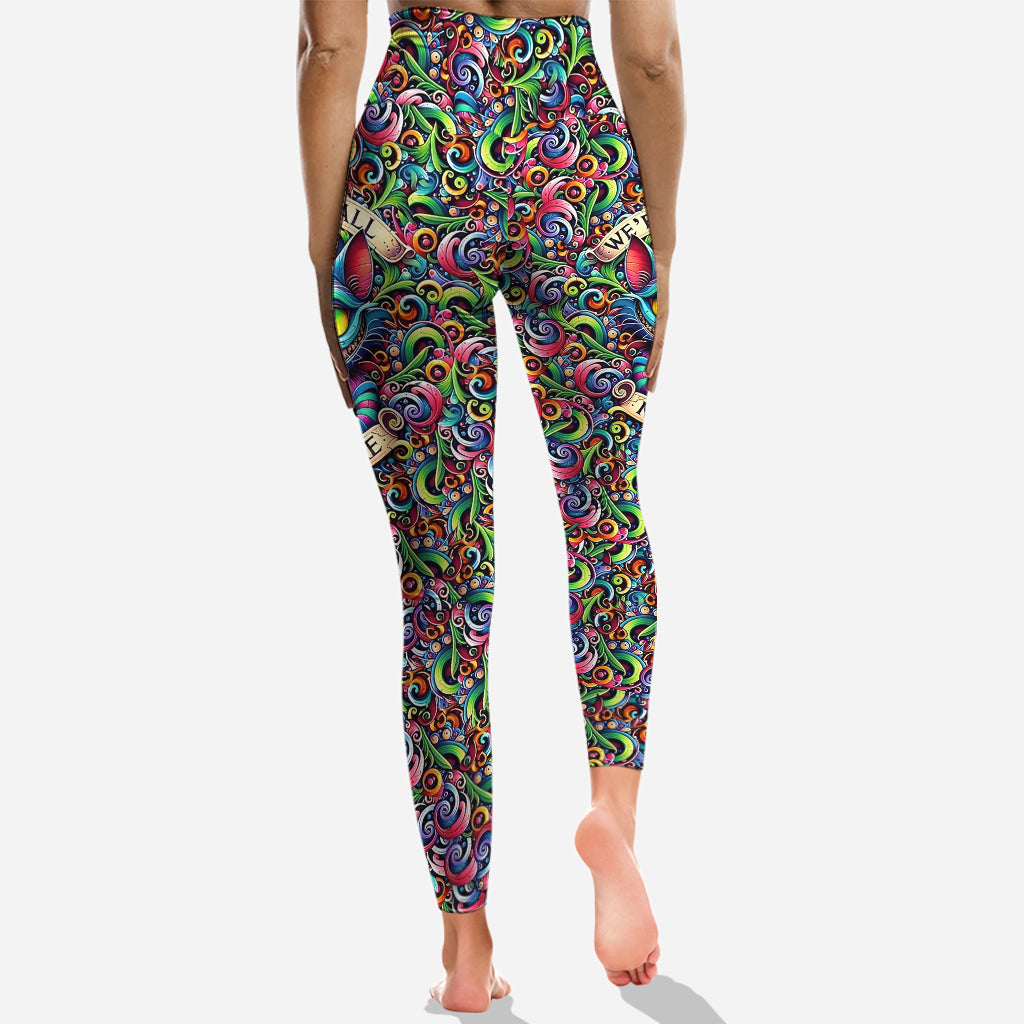 Personalized Cat Design Hoodie & Leggings Set for Women