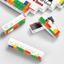 Load image into Gallery viewer, Personalized One-Sided Building Brick Block with Custom Names - Unique Couple Gift for Wedding or Anniversary
