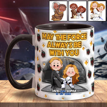 Load image into Gallery viewer, Personalized Star Wars Accent Mug Custom Name Gift for Fans
