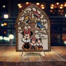 Load image into Gallery viewer, Personalized Best Nana Ever Mouse Ears 2-Layered Wood Sign Gift
