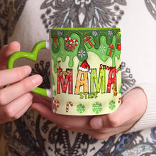 Load image into Gallery viewer, Personalized Heart Handle Mug Custom Name Gift for Mom
