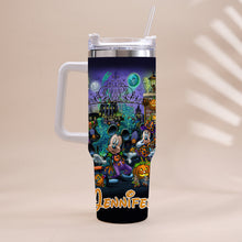 Load image into Gallery viewer, Personalized Halloween Tumbler with Handle for Drinks
