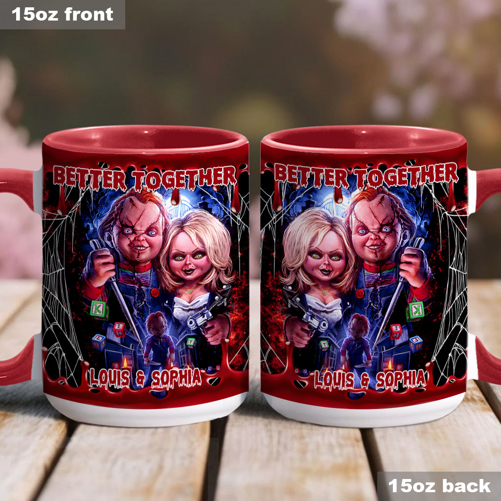Personalized Chucky & Tiffany Accent Mug Custom Name Gift