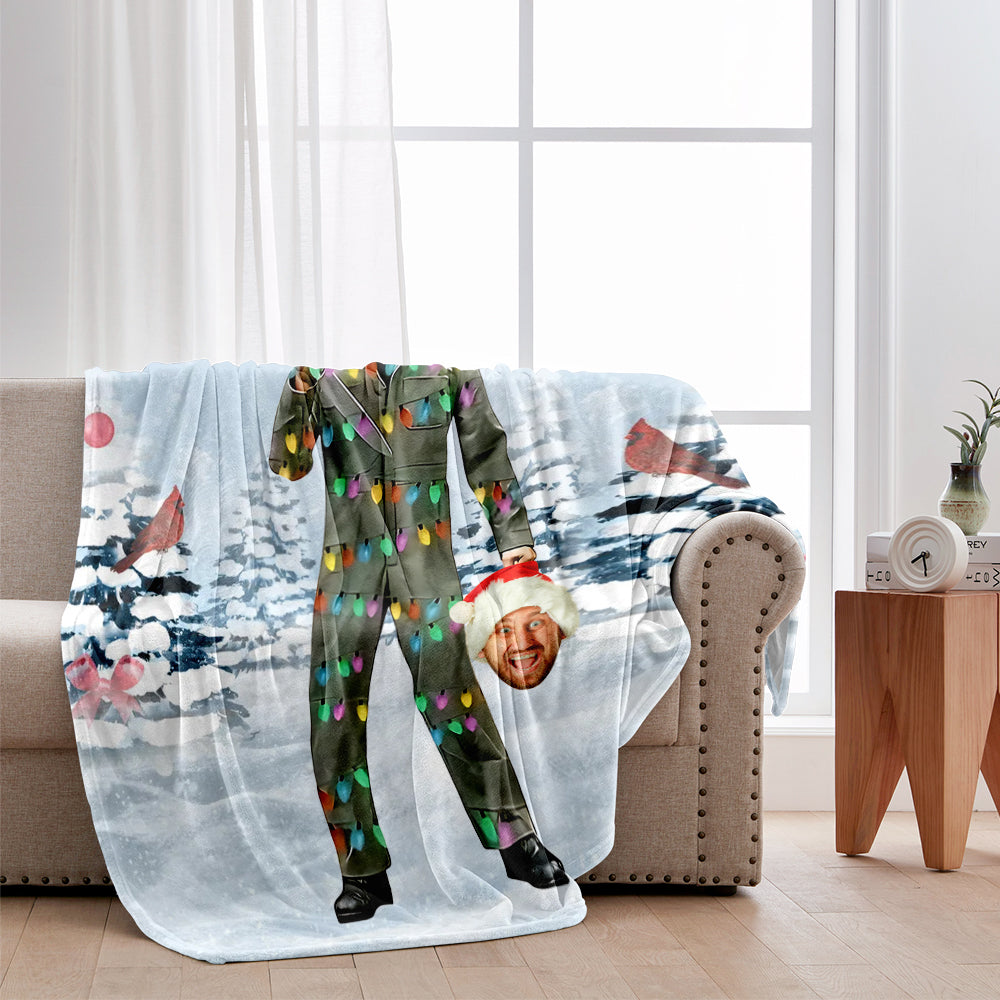 Personalized Horror Character Blanket Custom Gift for Halloween