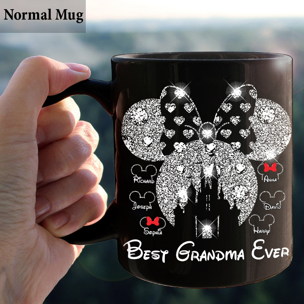 Personalized Best Grandma Ever Mouse Mug Custom Name Gift