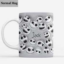 Load image into Gallery viewer, Personalized Nightmare Before Coffee Mug with Custom Name
