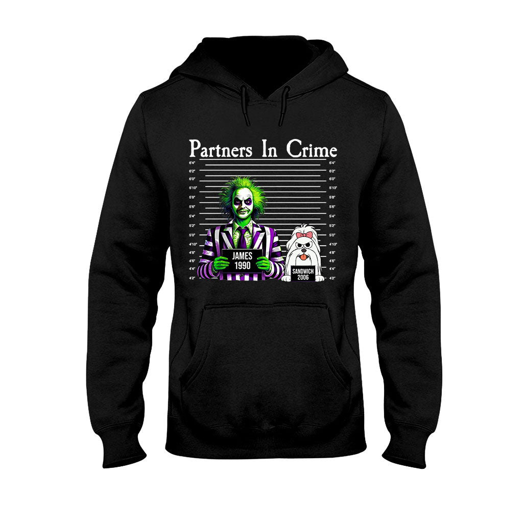 Personalized Partners In Crime T-shirt & Hoodie for Mom/Dad