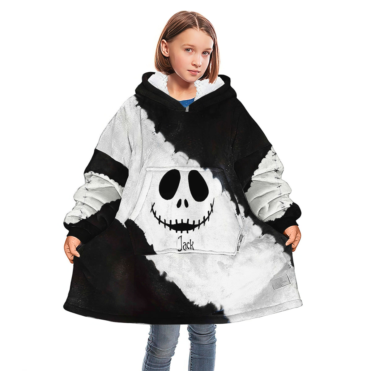 Personalized Nightmare Blanket Hoodie Custom Name Gift