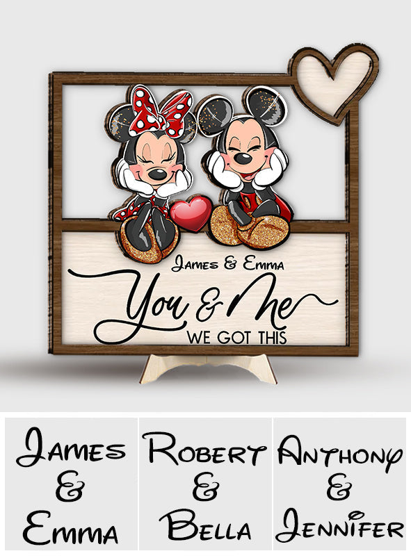 Personalized Mickey Mouse Ears Wood Sign Custom Name Gift