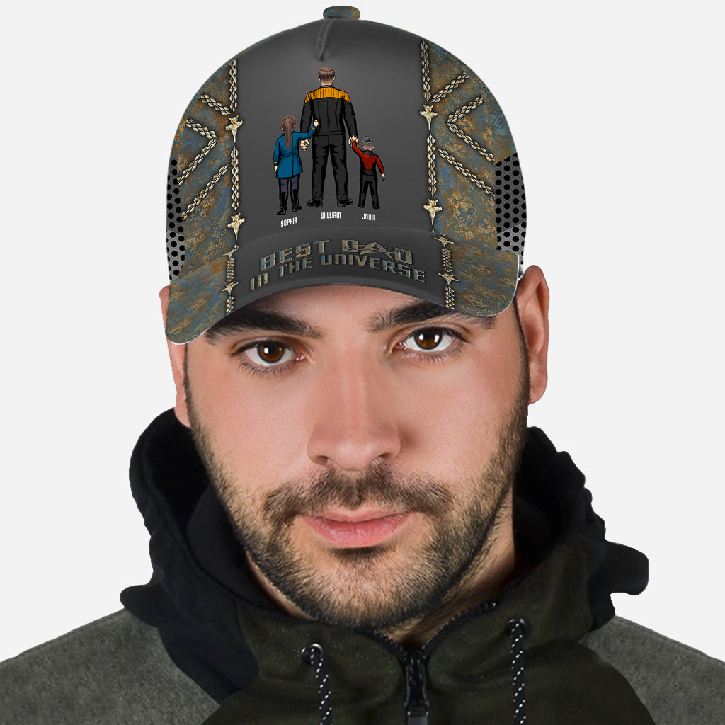 Personalized Classic Cap Best Dad In The Universe Gift Idea