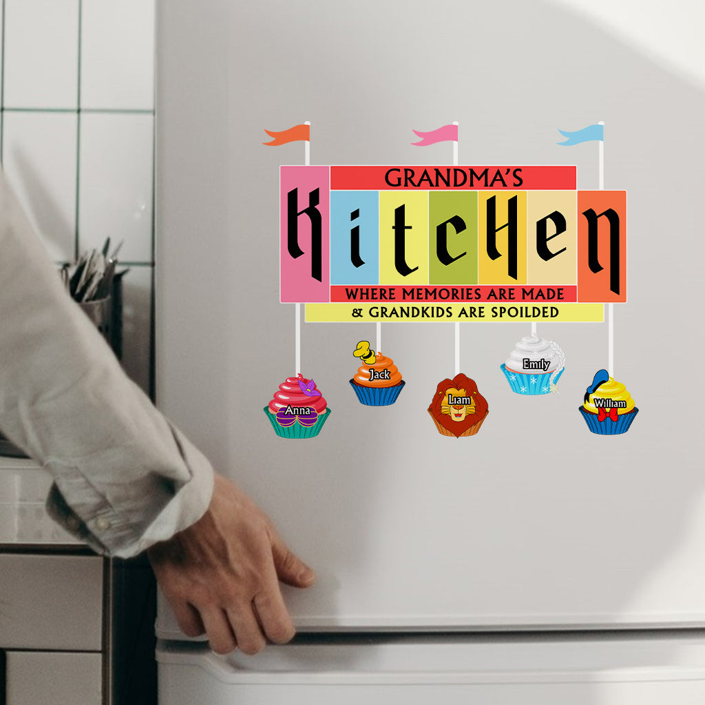 Personalized Grandma's Kitchen Mouse Decal Die Cut Gift