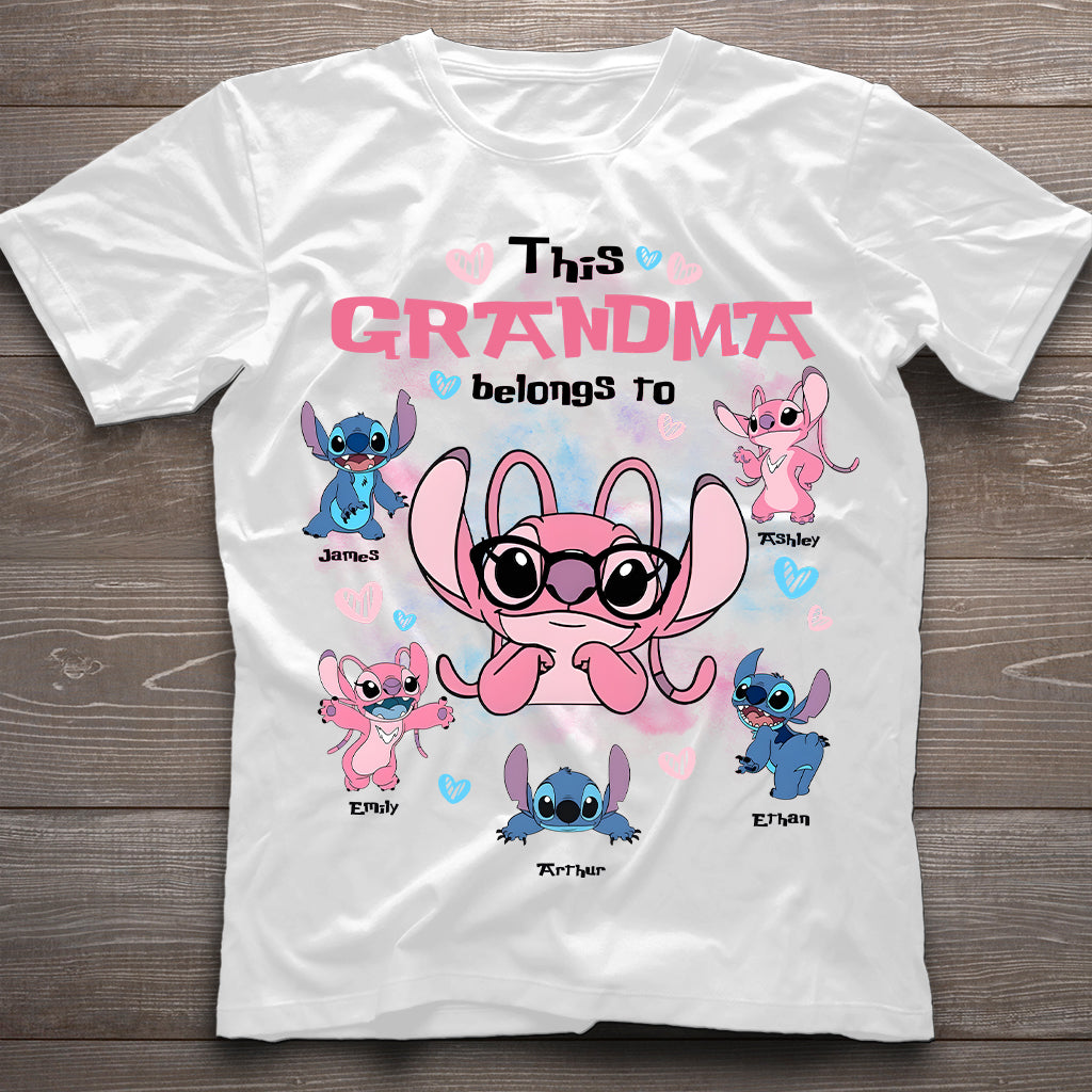 Custom Grandma Mouse T-shirt & Hoodie with Family Names | Personalized Gift