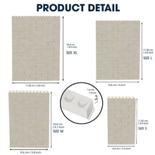 Load image into Gallery viewer, Personalized Ohana Vertical Rectangle Building Brick Block Custom Name Gift for Couple
