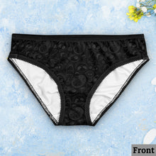 Load image into Gallery viewer, Personalized Lace Border Women Briefs &amp; Men's Boxer Briefs Custom Name Gift for Couples
