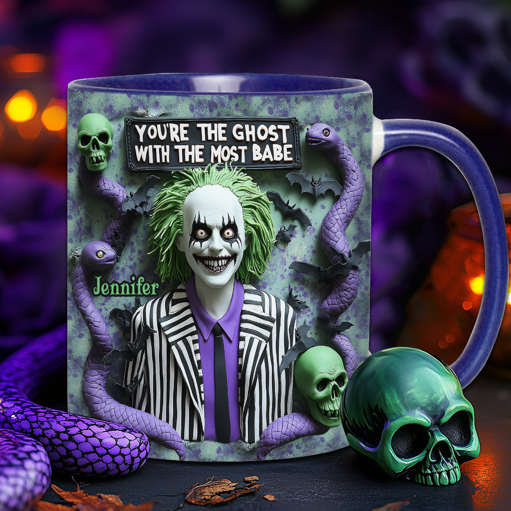 Personalized Accent Mug You're The Ghost With The Most Gift
