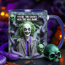 Load image into Gallery viewer, Personalized Accent Mug You're The Ghost With The Most Gift
