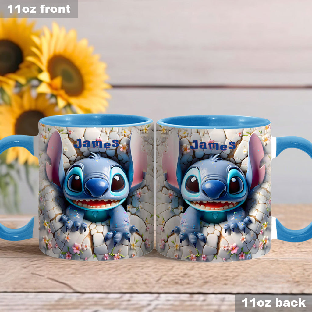 Personalized Ohana Accent Mug Custom Name Gift for Kids