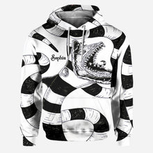 Load image into Gallery viewer, Personalized Beetlejuice Hoodie and Leggings Set for Halloween
