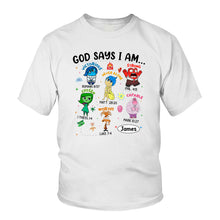 Load image into Gallery viewer, Personalized God Says I Am T-shirt &amp; Hoodie for Kids

