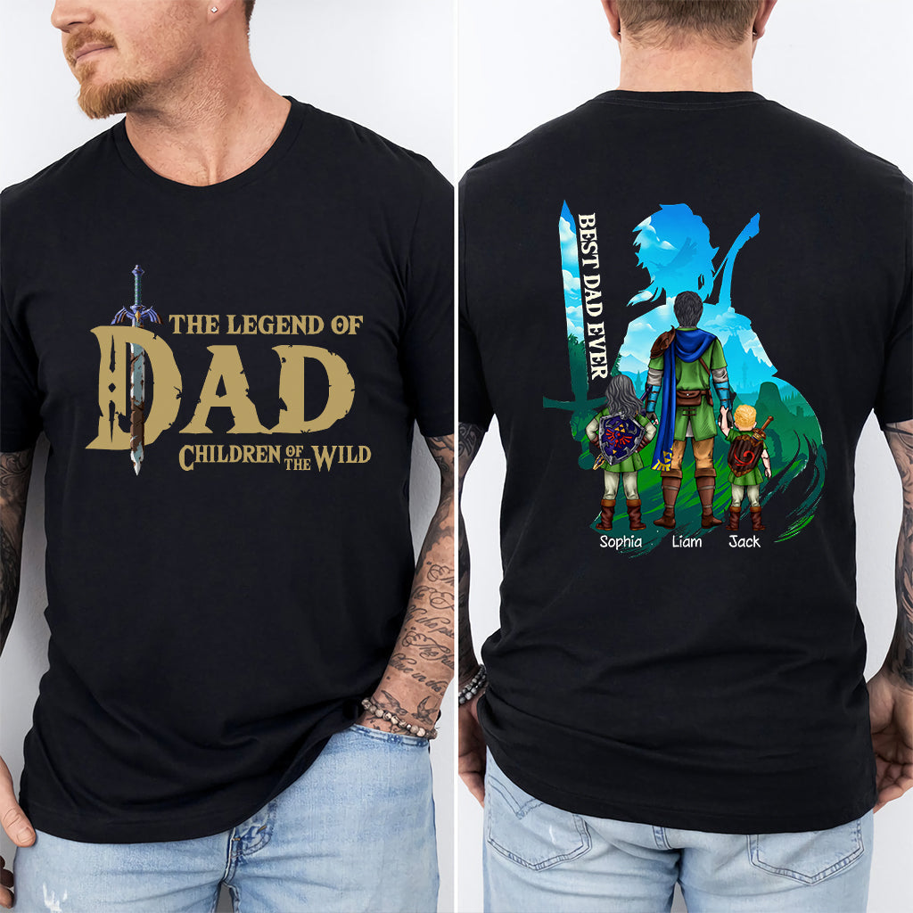 Personalized Legend of Dad T-Shirt & Hoodie Custom Name Gift for Father's Day
