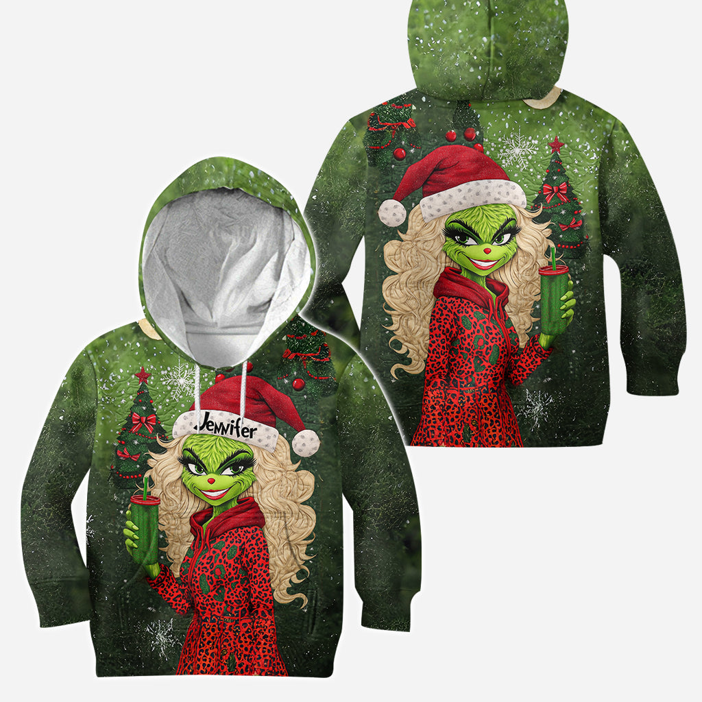 Personalized Christmas Hoodie and Leggings Set for Women