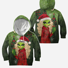 Load image into Gallery viewer, Personalized Christmas Hoodie and Leggings Set for Women
