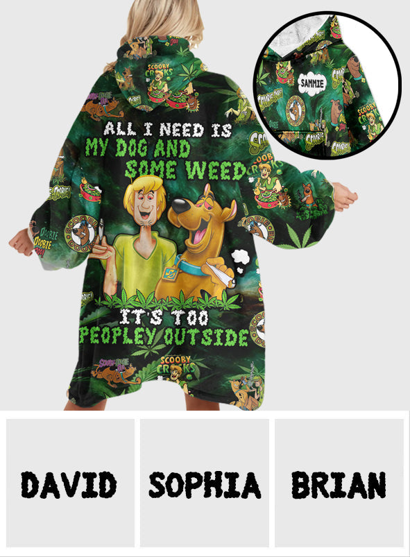 Personalized Blanket Hoodie for Dog Lovers | Unique Custom Gift