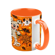 Load image into Gallery viewer, Personalized Halloween Accent Mug for Kids Custom Names
