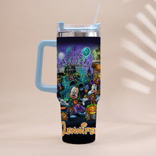 Load image into Gallery viewer, Personalized Halloween Tumbler with Handle for Drinks
