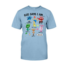 Load image into Gallery viewer, Personalized God Says I Am T-shirt &amp; Hoodie for Kids
