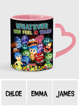 Load image into Gallery viewer, Personalized Heart Handle Mug Custom Name Gift for Loved Ones
