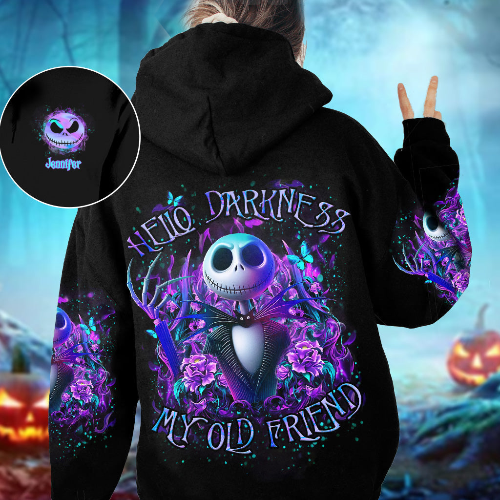Personalized Nightmare All Over Shirt Custom Name Gift Halloween