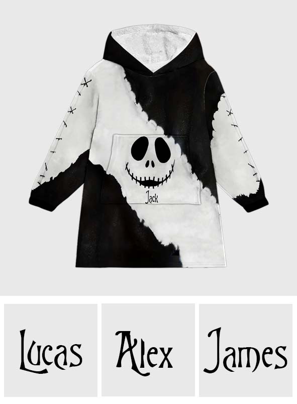 Personalized Nightmare Blanket Hoodie Custom Name Gift