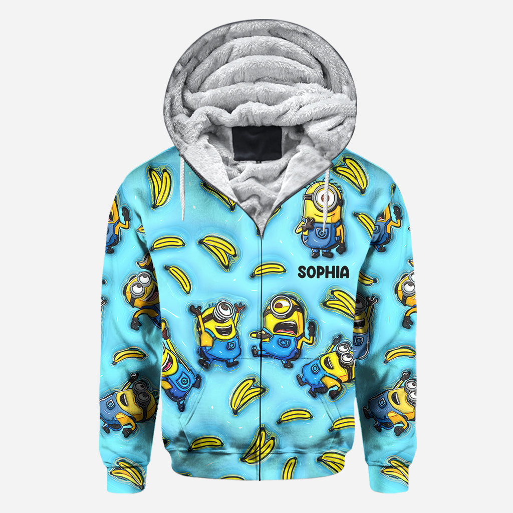 Personalized Minion All Over Shirt Custom Name Birthday Gift