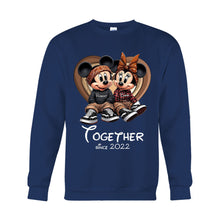 Load image into Gallery viewer, Personalized Chicano Couple T-shirt &amp; Hoodie Gift Together Since 2022
