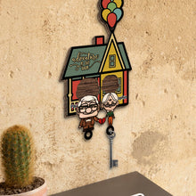 Load image into Gallery viewer, Personalized Adventure Key Holder Gift for Couples or Families
