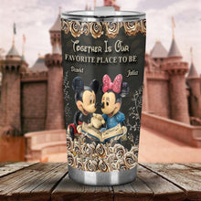 Load image into Gallery viewer, Personalized Mickey Mouse Tumbler Custom Name Gift for Couple

