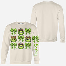 Load image into Gallery viewer, Personalized Grinchy Christmas All Over Shirt for Women
