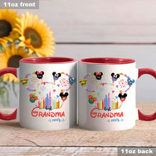 Load image into Gallery viewer, Personalized Grandma Accent Mug Custom Name Gift for Mother's Day
