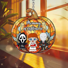 Load image into Gallery viewer, Personalized Pumpkin Suncatcher Ornament for Mom | Unique Home Decor
