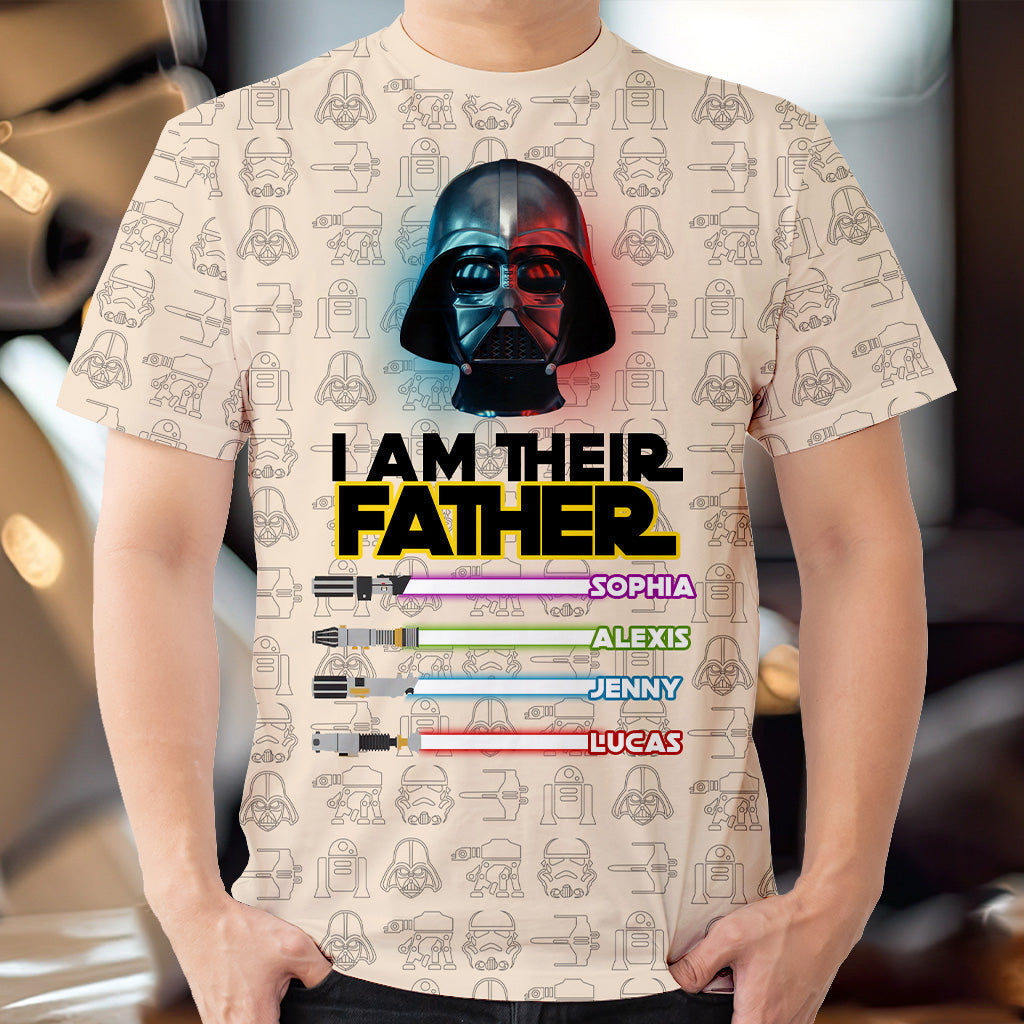 Personalized Father's Day All Over Shirt Custom Name Gift