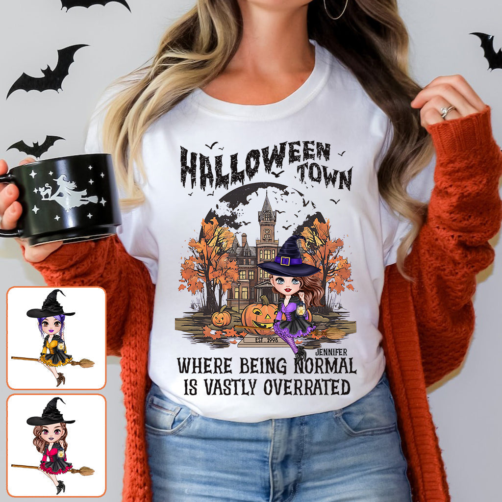 Personalized Halloween Town T-shirt & Hoodie for Kids & Adults