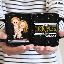 Load image into Gallery viewer, Personalized Couple Mug Best In The Galaxy Custom Names Gift
